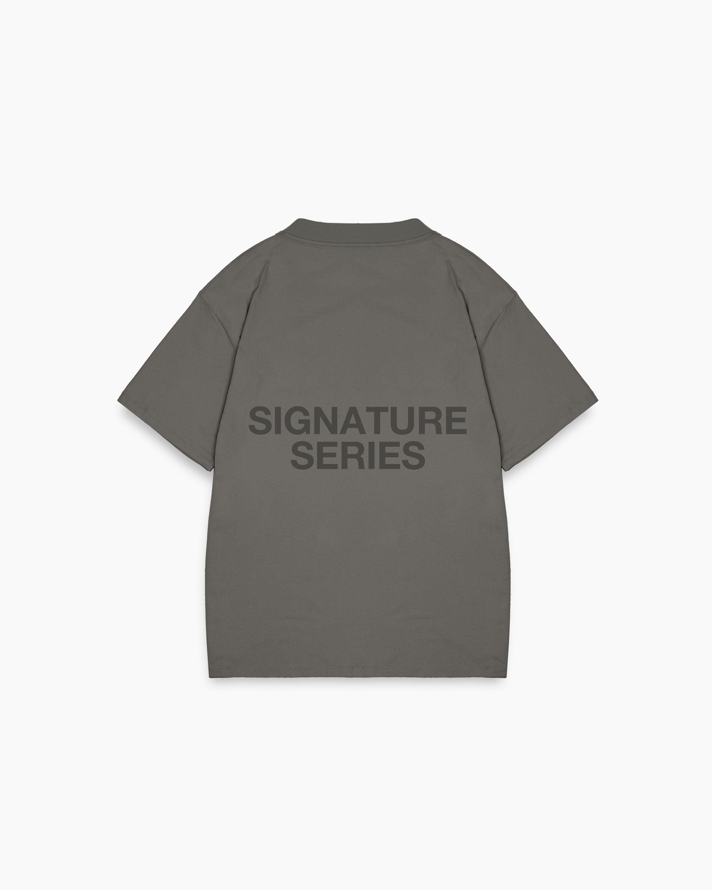 RELAXED DROP SHOULDER TEE - CARBON